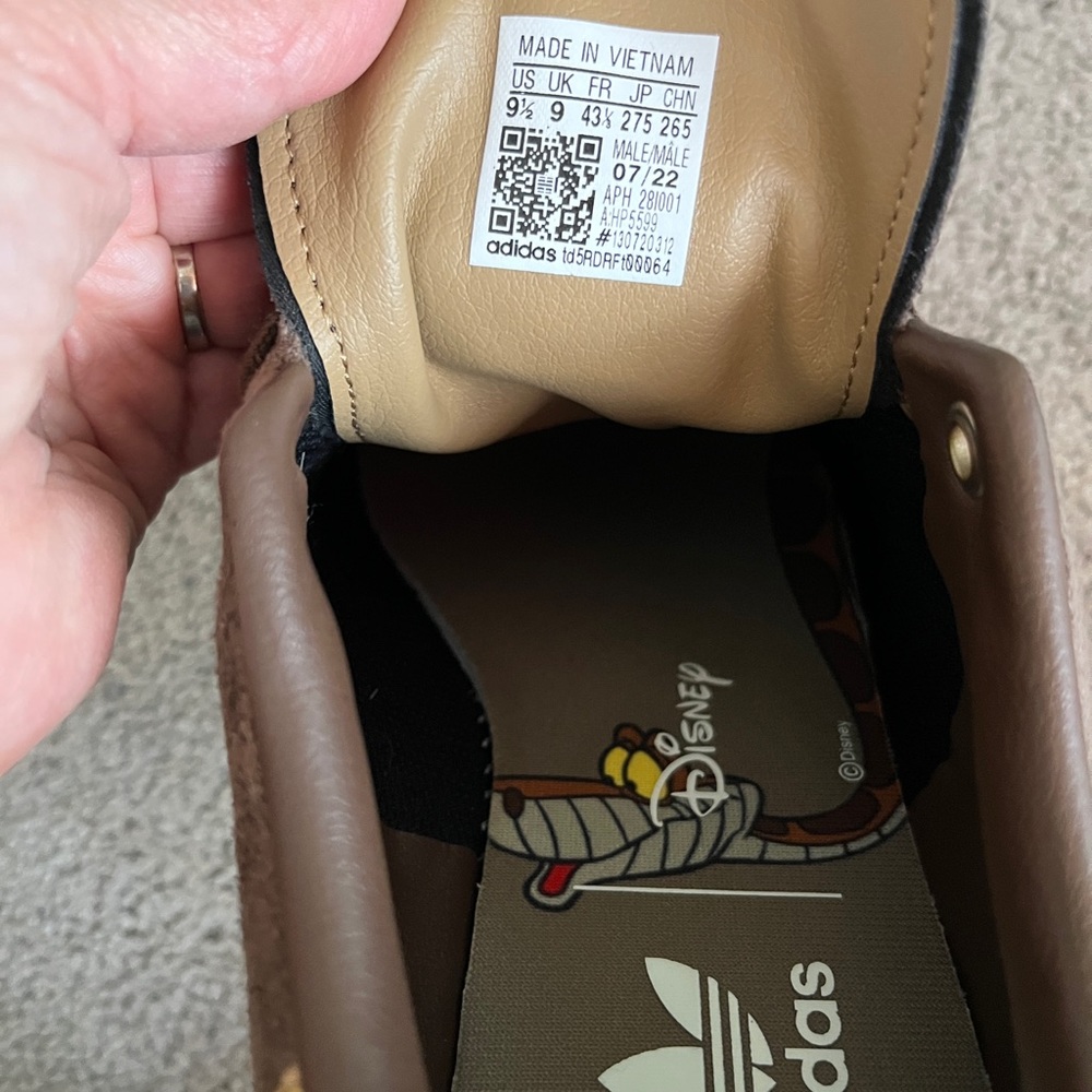Adidas Stan Smith X Disney Jungle Book Men’s Sneakers, 9.5 - Picture 4 of 4